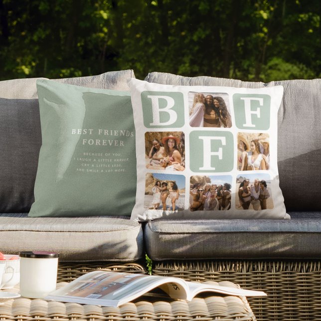 BFF Photo Collage Friendship Pillows (Creator Uploaded)