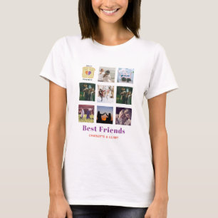 BFF Photo Collage Gift Peanutbutter Jelly Sandwich T-Shirt