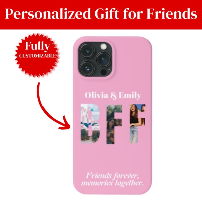 BFF Photo Collage iPhone Case – Gift for Friend (BFF Photo Collage iPhone Case – Gift for Friend)