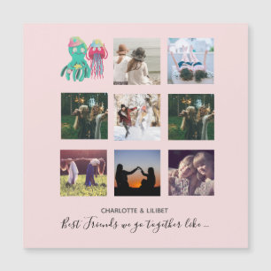 BFF Photo Collage Jellyfish Octopus Custom Gift