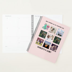 BFF Photo Collage Jellyfish Octopus Custom Gift Planner