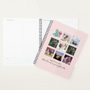 BFF Photo Collage Jellyfish Octopus Custom Gift Planner