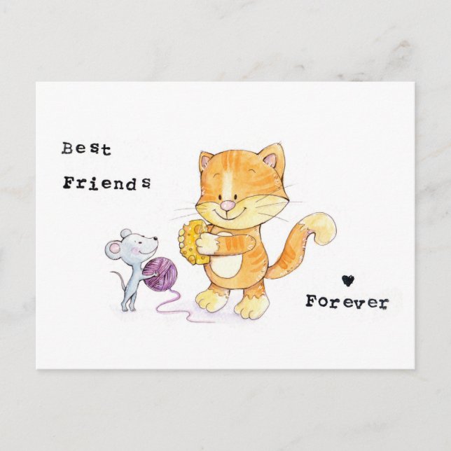 BFF Postcard - Best friends forever (Front)
