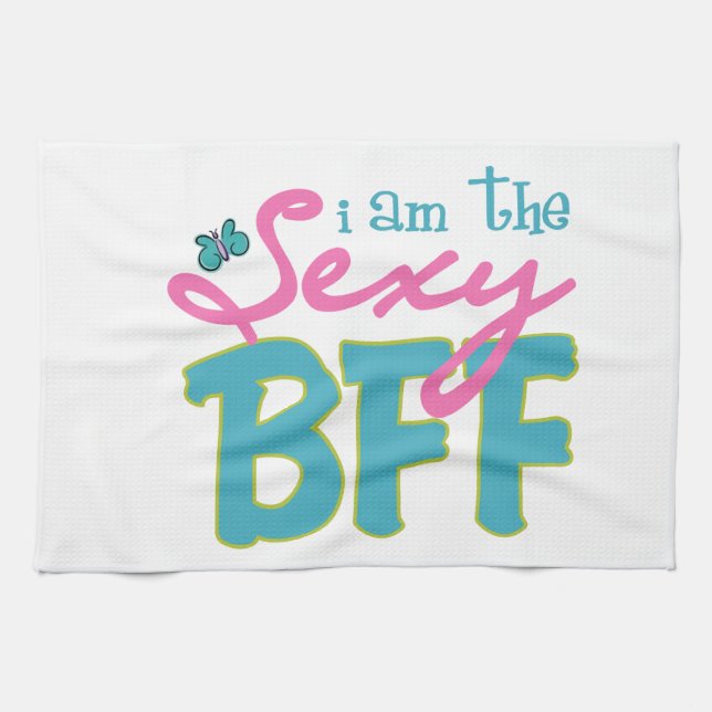 BFF Print Tea Towel (Horizontal)