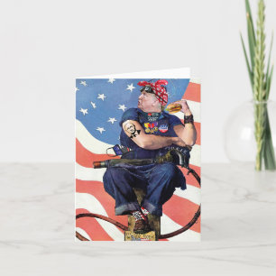 BFF the Riveter Trump Birthday Card