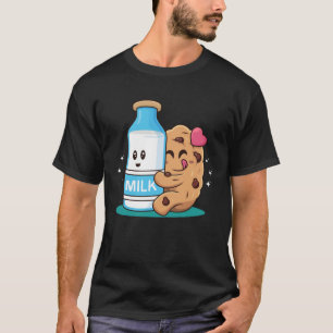 BFFL Best Friend 4 Life Biscuit Hugging Milk Love  T-Shirt