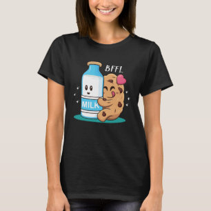 BFFL Best Friend 4 Life Biscuit Hugging Milk Love  T-Shirt