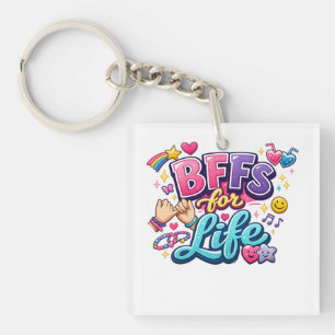 BFFs for Life – Cute Best Friends Forever Key Ring
