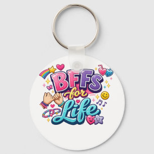 BFFs for Life – Cute Best Friends Forever Key Ring
