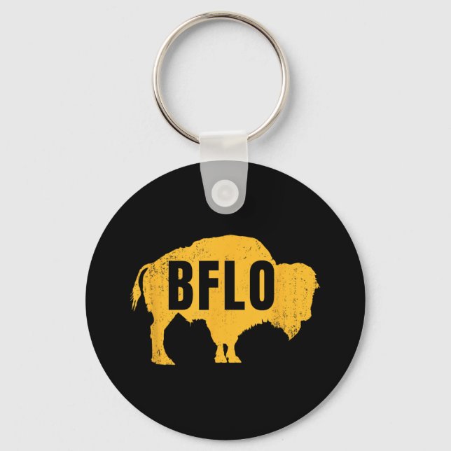 Bflo Buffalo New York B-lo Wny  Key Ring (Front)