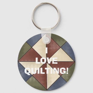 bg (603), ILOVEQUILTING! Key Ring