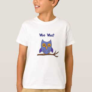 BG- Funny Who Owl Cartoon Shirt