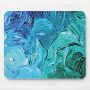 BG Painted Fine Art Abstract Design Art Background Mouse Pad