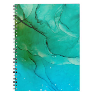 BG Painted Fine Art Abstract Design Art Background Notebook