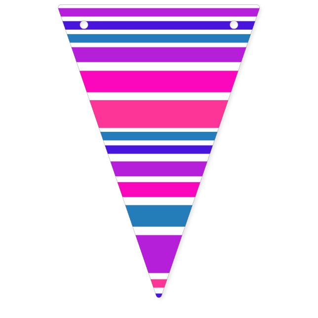 BG Stripes Pattern coloured III + your back & idea Bunting (First Flag)