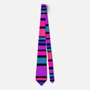 BG Stripes Pattern coloured III + your background Tie