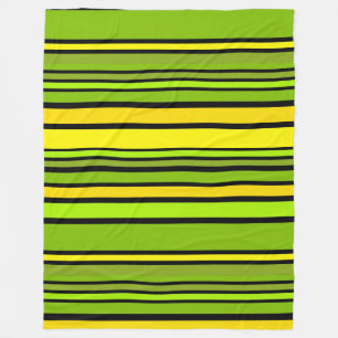 BG Stripes Pattern coloured V + your background Fleece Blanket