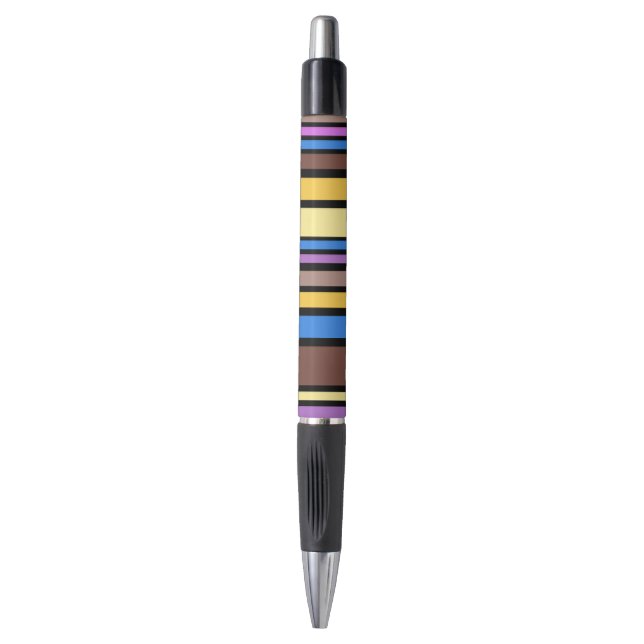 BG Stripes Pattern coloured VI + your back & idea (Front Vertical)