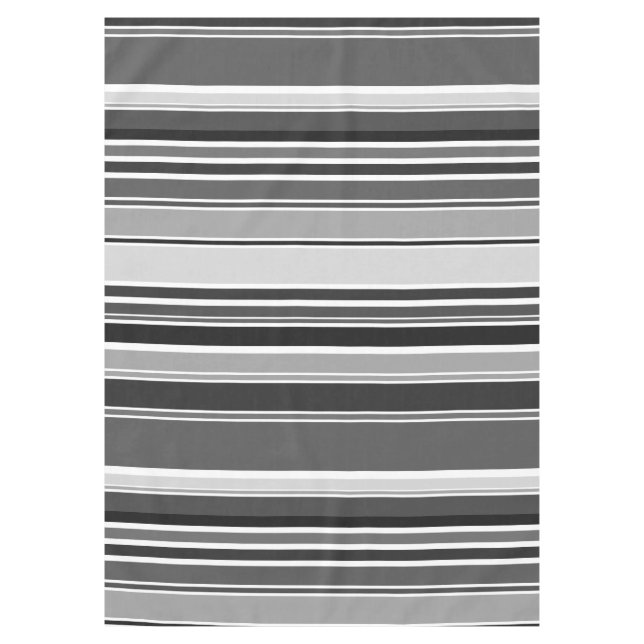 BG Stripes Pattern coloured XI + your background Tablecloth (Front)
