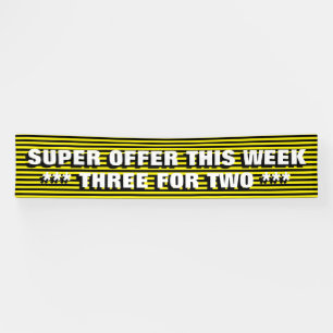 BG Stripes Pattern narrow black + your back & idea Banner