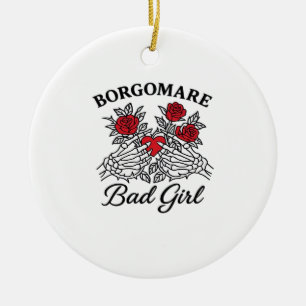 Bgm Bad Girl II Classic - Skeleton Heart Hands Ceramic Ornament