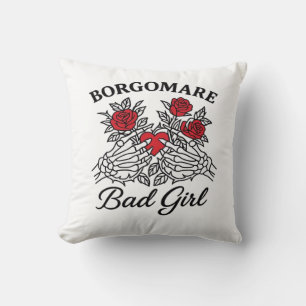 Bgm Bad Girl II Classic - Skeleton Heart Hands  Cushion