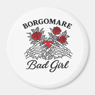Bgm Bad Girl II Classic - Skeleton Heart Hands  Magnet