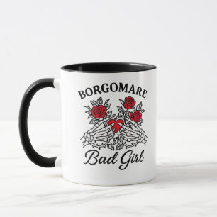 Bgm Bad Girl II Skeleton Heart Hands Edgy Vibe Mug