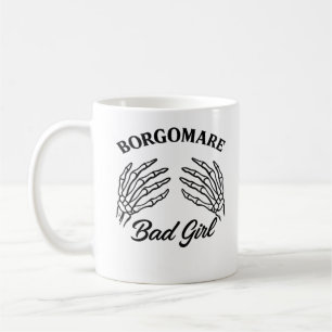 Bgm Bad Girl - Skeleton Heart Hands  Coffee Mug