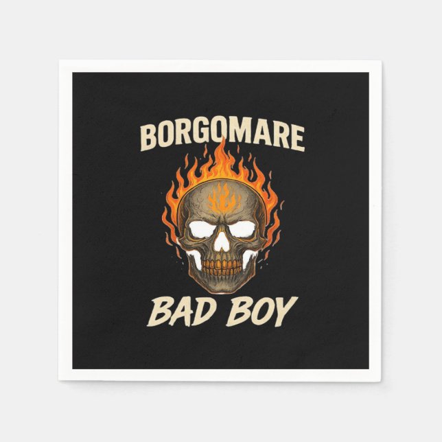 Bgm Bad  - Skeleton Hands Heart Napkin (Front)