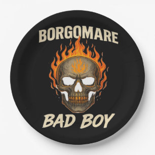 Bgm Bad  - Skeleton Hands Heart Paper Plate