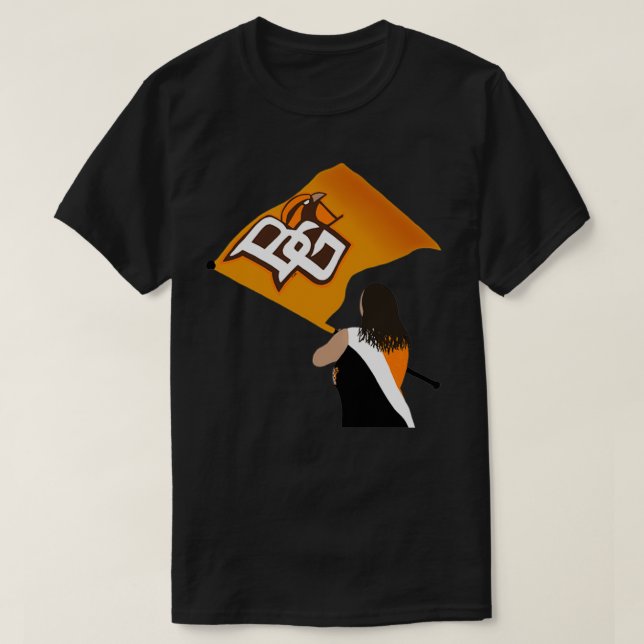 BGSU Falcon Marching Band Colour Guard T-Shirt (Design Front)