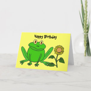 BH- Funny Frog Birthday Card