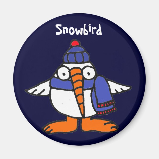 BH- Funny Snowbird Magnet (Front)
