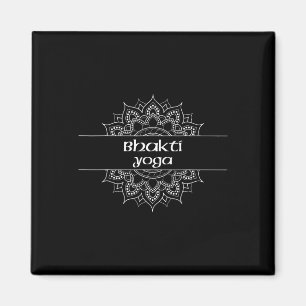 Bhakti Yoga Type Mandala Graphic Magnet