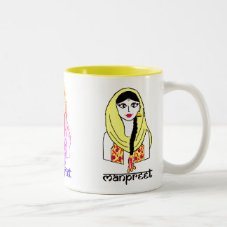 Bhangragirl Two-Tone Coffee Mug
