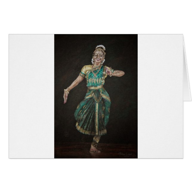 Bharatanatyam Dancer (Front Horizontal)