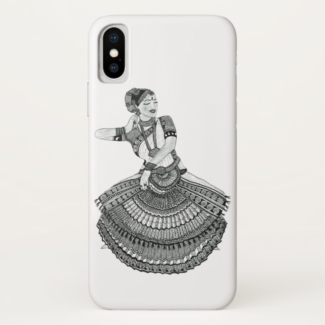 Bharatanatyam dancer phone case (Back)