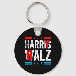 Bheimer Funny Kamala Harris Political Harris W Key Ring