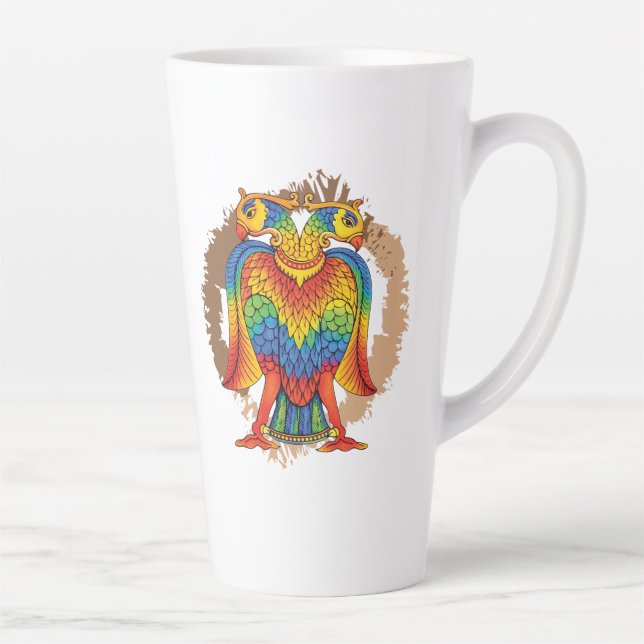 bherunda bird latte mug (Right)