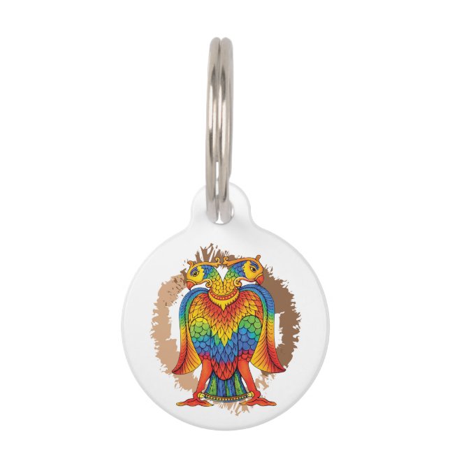 bherunda bird pet tag (Front)