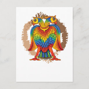 bherunda bird postcard