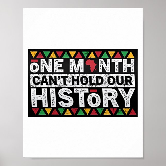 Bhm Black History Is American Poster (Front)