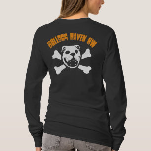 BHNW + Bulldog Skull (orange for dark) T-Shirt
