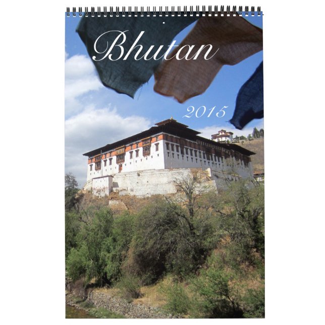 bhutan 2015 photography calendar (Cover)