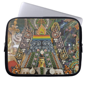 Bhutan. Ceremonial cakes made by monks adorn the 2 Laptop Sleeve