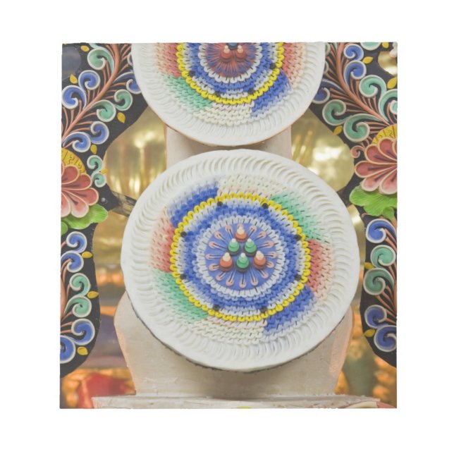 Bhutan. Ceremonial cakes made by monks adorn the Notepad (Front)