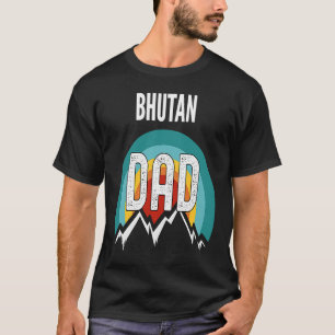 Bhutan Dad Fathers Day 2021 T-Shirt