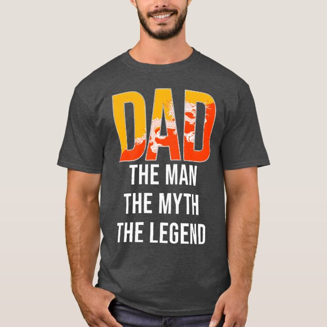 Bhutan Dad Fathers Day funny T-Shirt (Front)