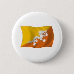 Bhutan Flag Button